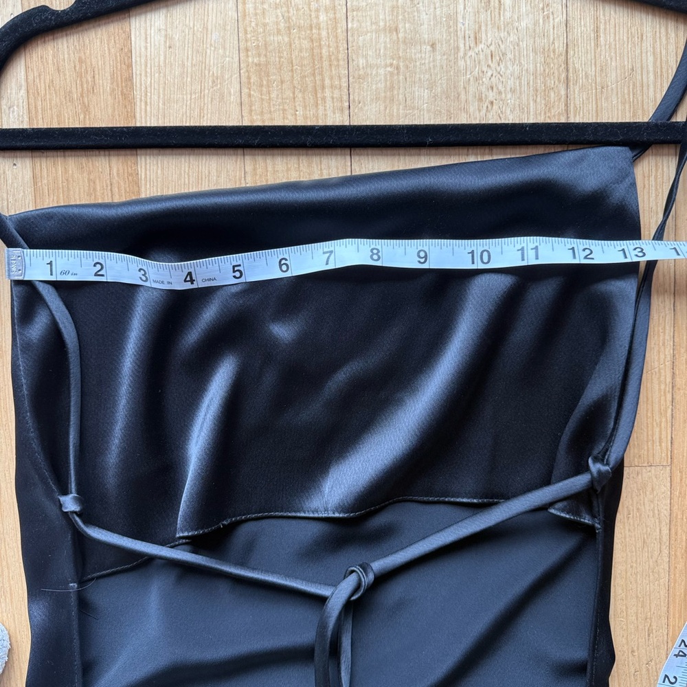 NONchalant Black Backless String Mini Dress | Sz: S - Picture 9 of 9